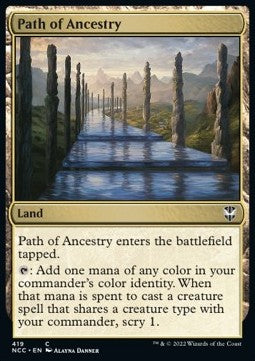 Path of Ancestry⁣ - Commander: Streets of New Capenna⁣ (Common)⁣ [419]