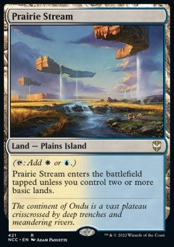 Prairie Stream⁣ - Commander: Streets of New Capenna⁣ (Rare)⁣ [421]