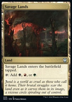 Savage Lands⁣ - Commander: Streets of New Capenna⁣ (Uncommon)⁣ [424]