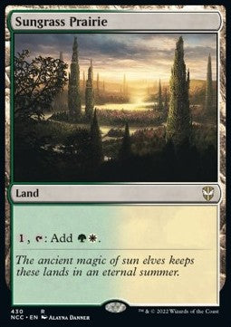 Sungrass Prairie⁣ - Commander: Streets of New Capenna⁣ (Rare)⁣ [430]