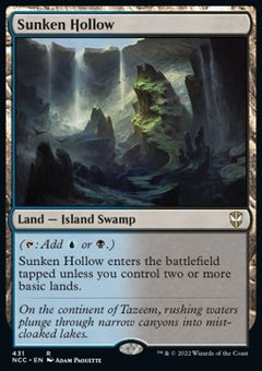 Sunken Hollow⁣ - Commander: Streets of New Capenna⁣ (Rare)⁣ [431]