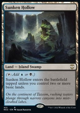 Sunken Hollow⁣ - Commander: Streets of New Capenna⁣ (Rare)⁣ [431]