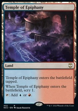Temple of Epiphany⁣ - Commander: Streets of New Capenna⁣ (Rare)⁣ [432]