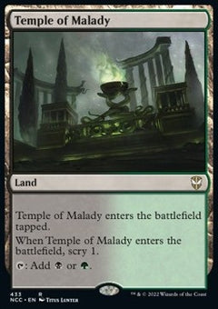 Temple of Malady⁣ - Commander: Streets of New Capenna⁣ (Rare)⁣ [433]