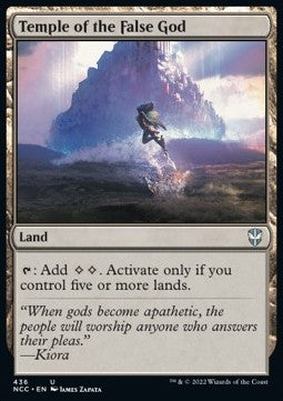 Temple of the False God⁣ - Commander: Streets of New Capenna⁣ (Uncommon)⁣ [436]