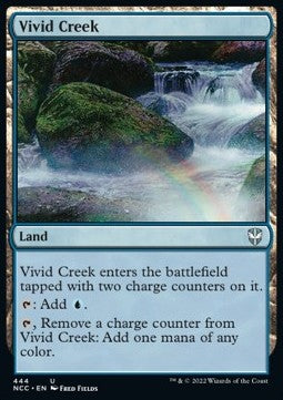 Vivid Creek⁣ - Commander: Streets of New Capenna⁣ (Uncommon)⁣ [444]