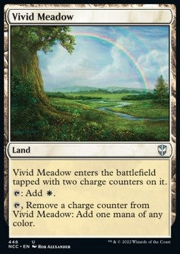 Vivid Meadow⁣ - Commander: Streets of New Capenna⁣ (Uncommon)⁣ [446]
