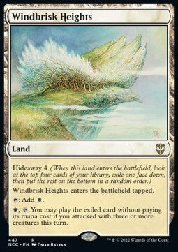 Windbrisk Heights⁣ - Commander: Streets of New Capenna⁣ (Rare)⁣ [447]
