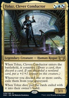Toluz, Clever Conductor (V.2)⁣ - Streets of New Capenna: Promos⁣ (Rare)⁣ [228]