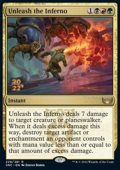 Unleash the Inferno (V.1)⁣ - Streets of New Capenna: Promos⁣ (Rare)⁣ [229]