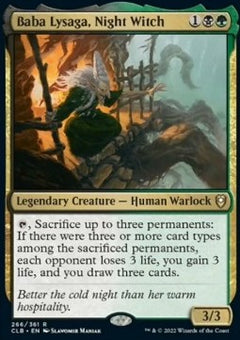 Baba Lysaga, Night Witch⁣ - Commander Legends: Battle for Baldur's Gate⁣ (Rare)⁣ [266]