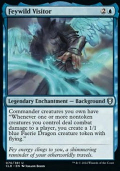 Feywild Visitor⁣ - Commander Legends: Battle for Baldur's Gate⁣ (Uncommon)⁣ [70]