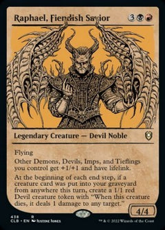 Raphael, Fiendish Savior (V.2)⁣ - Commander Legends: Battle for Baldur's Gate: Extras⁣ (Rare)⁣ [438]