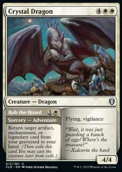 Crystal Dragon // Rob the Hoard⁣ - Commander Legends: Battle for Baldur's Gate⁣ (Uncommon)⁣ [13]