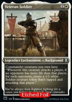 Veteran Soldier (V.1)⁣ - Commander Legends: Battle for Baldur's Gate: Extras⁣ (Uncommon)⁣ [480]