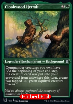 Cloakwood Hermit (V.1)⁣ - Commander Legends: Battle for Baldur's Gate: Extras⁣ (Uncommon)⁣ [514]