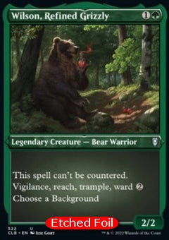 Wilson, Refined Grizzly (V.1)⁣ - Commander Legends: Battle for Baldur's Gate: Extras⁣ (Uncommon)⁣ [522]