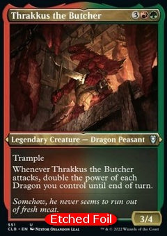Thrakkus the Butcher (V.1)⁣ - Commander Legends: Battle for Baldur's Gate: Extras⁣ (Uncommon)⁣ [551]