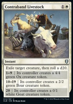 Contraband Livestock⁣ - Commander Legends: Battle for Baldur's Gate⁣ (Uncommon)⁣ [12]