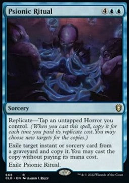Psionic Ritual (V.1)⁣ - Commander Legends: Battle for Baldur's Gate: Extras⁣ (Rare)⁣ [668]
