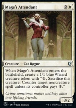 Mage's Attendant⁣ - Commander Legends: Battle for Baldur's Gate: Extras⁣ (Uncommon)⁣ [698]