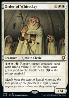 Order of Whiteclay⁣ - Commander Legends: Battle for Baldur's Gate: Extras⁣ (Rare)⁣ [703]
