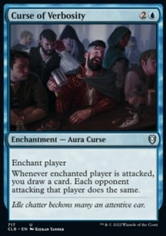 Curse of Verbosity⁣ - Commander Legends: Battle for Baldur's Gate: Extras⁣ (Uncommon)⁣ [717]