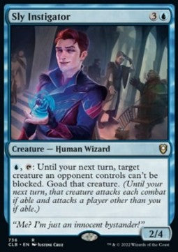 Sly Instigator⁣ - Commander Legends: Battle for Baldur's Gate: Extras⁣ (Rare)⁣ [736]