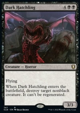Dark Hatchling⁣ - Commander Legends: Battle for Baldur's Gate: Extras⁣ (Rare)⁣ [747]