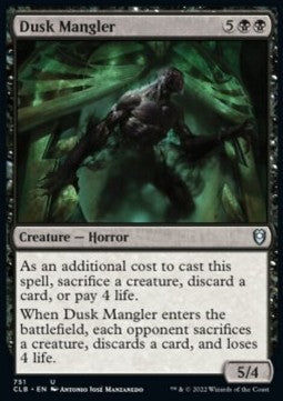 Dusk Mangler⁣ - Commander Legends: Battle for Baldur's Gate: Extras⁣ (Uncommon)⁣ [751]