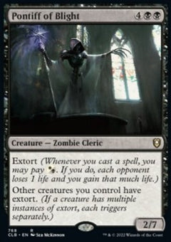 Pontiff of Blight⁣ - Commander Legends: Battle for Baldur's Gate: Extras⁣ (Rare)⁣ [768]