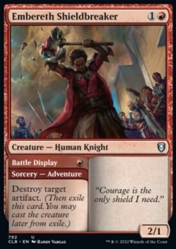 Embereth Shieldbreaker // Battle Display⁣ - Commander Legends: Battle for Baldur's Gate: Extras⁣ (Uncommon)⁣ [792]