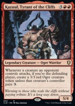 Kazuul, Tyrant of the Cliffs⁣ - Commander Legends: Battle for Baldur's Gate: Extras⁣ (Rare)⁣ [800]
