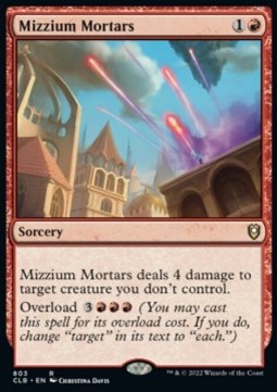 Mizzium Mortars⁣ - Commander Legends: Battle for Baldur's Gate: Extras⁣ (Rare)⁣ [803]