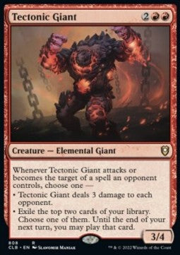Tectonic Giant⁣ - Commander Legends: Battle for Baldur's Gate: Extras⁣ (Rare)⁣ [808]