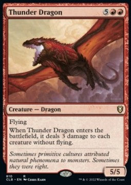 Thunder Dragon⁣ - Commander Legends: Battle for Baldur's Gate: Extras⁣ (Rare)⁣ [810]