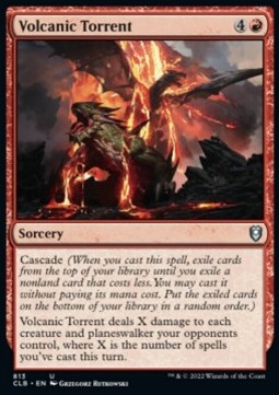 Volcanic Torrent⁣ - Commander Legends: Battle for Baldur's Gate: Extras⁣ (Uncommon)⁣ [813]