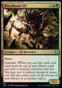 Bloodbraid Elf⁣ - Commander Legends: Battle for Baldur's Gate: Extras⁣ (Uncommon)⁣ [839]