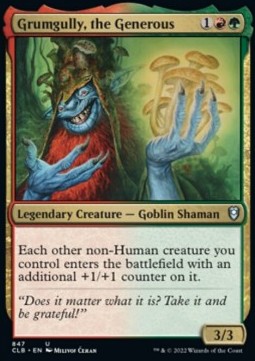 Grumgully, the Generous⁣ - Commander Legends: Battle for Baldur's Gate: Extras⁣ (Uncommon)⁣ [847]