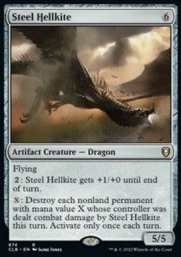Steel Hellkite⁣ - Commander Legends: Battle for Baldur's Gate: Extras⁣ (Rare)⁣ [874]