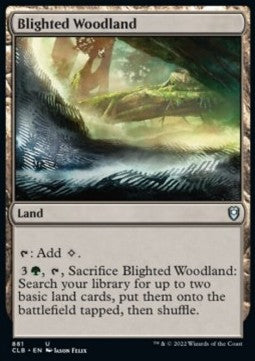 Blighted Woodland⁣ - Commander Legends: Battle for Baldur's Gate: Extras⁣ (Uncommon)⁣ [881]