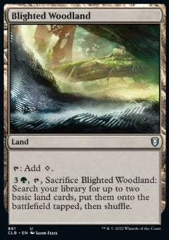 Blighted Woodland⁣ - Commander Legends: Battle for Baldur's Gate: Extras⁣ (Uncommon)⁣ [881]
