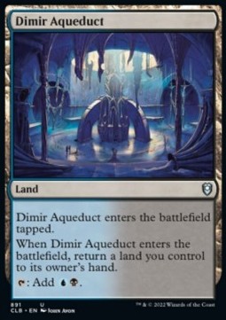 Dimir Aqueduct⁣ - Commander Legends: Battle for Baldur's Gate: Extras⁣ (Uncommon)⁣ [891]