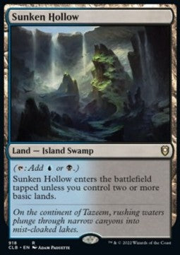 Sunken Hollow⁣ - Commander Legends: Battle for Baldur's Gate: Extras⁣ (Rare)⁣ [918]