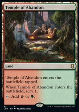 Temple of Abandon⁣ - Commander Legends: Battle for Baldur's Gate: Extras⁣ (Rare)⁣ [921]