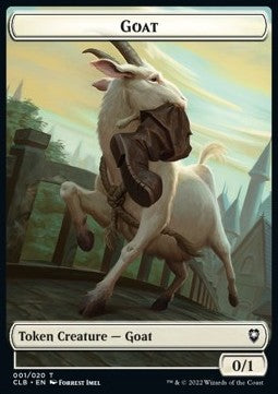 Goat Token (White 0/1)⁣ - Commander Legends: Battle for Baldur's Gate: Extras⁣ (Token)⁣ [T01]