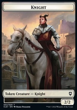 Knight Token (White 2/2)⁣ - Commander Legends: Battle for Baldur's Gate: Extras⁣ (Token)⁣ [T02]