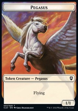 Pegasus Token (White 1/1)⁣ - Commander Legends: Battle for Baldur's Gate: Extras⁣ (Token)⁣ [T03]