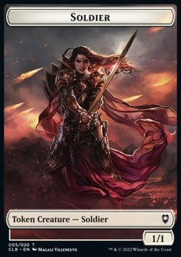 Soldier Token (White 1/1)⁣ - Commander Legends: Battle for Baldur's Gate: Extras⁣ (Token)⁣ [T05]