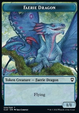 Faerie Dragon Token (Blue 1/1)⁣ - Commander Legends: Battle for Baldur's Gate: Extras⁣ (Token)⁣ [T06]